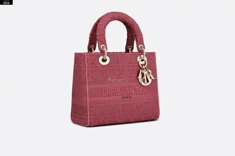 【包邮包税】 dior迪奥 21年春夏 女士 手提包 中号 lady d-lite 手袋