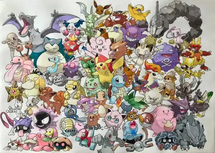 手绘丨宝可梦集合