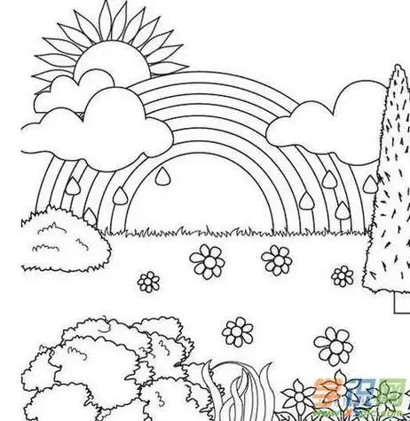 简笔画原创教程春天的风景  昨天为大家推送了一篇风筝用几根简单的