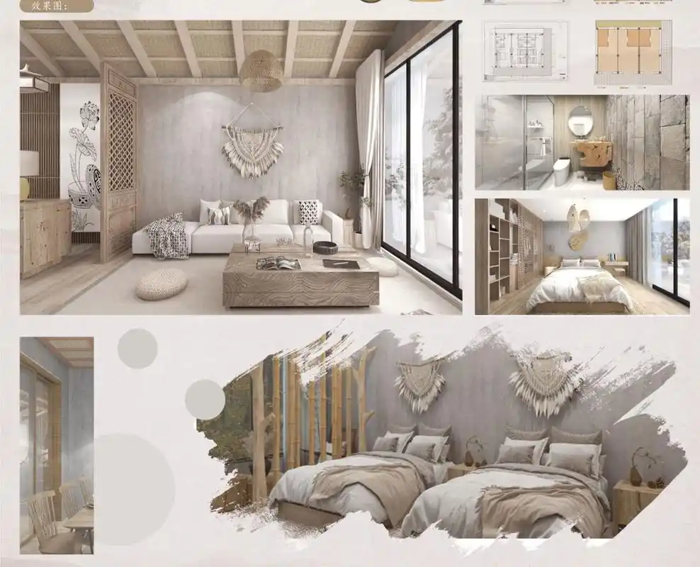 室内设计展板|52 分辨率:150 展板尺寸:800mm·1400mm !