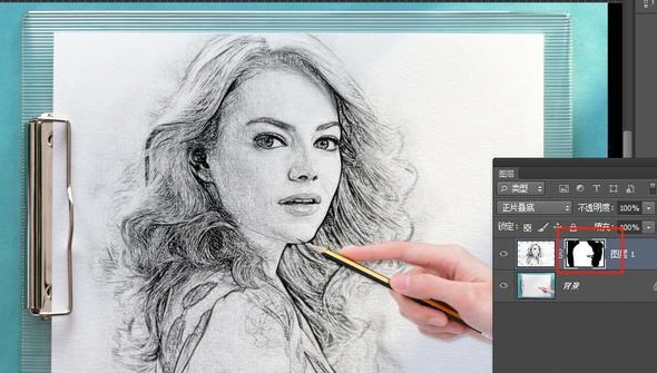 ps素描效果教程用ps将照片变成手绘图