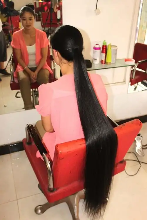 剪下过膝的乌黑大辫-北京(face)-100#(23)