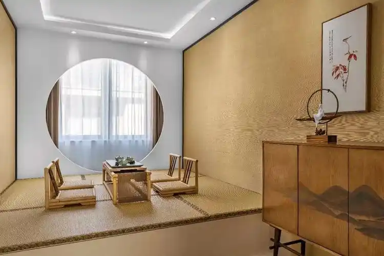 禅文化融入新装饰主义元素,简约中的秩序之美 - 装修效果图