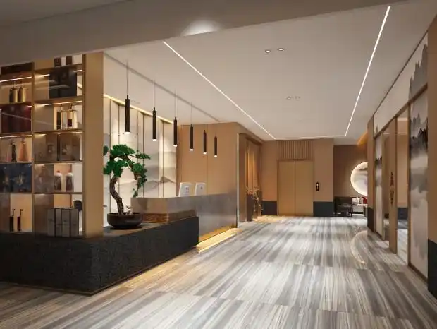 大堂前台 - 酒店餐饮模型下载_酒店餐饮施工图下载-拓者设计吧