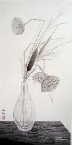 李水歌工笔画作品集,传统韵味的国画图片