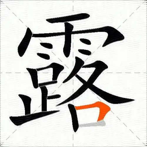 露的多音字组词-图2