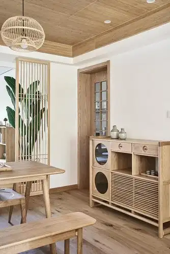 98㎡日式原木风,远离嘈杂,惬意生活|日式|原木|浴盆_新浪新闻