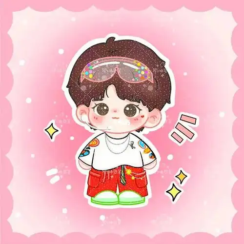 排单少出图快～#q版人物  #procreate  #饭圈设计  #刘耀文  #饭圈