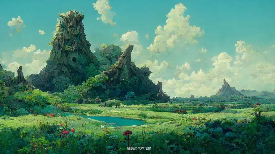 85mb格式:image/jpeg分类:艺术绘画#唯美#奇幻森林#森林#奇幻#原创#横