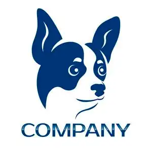 简单会徽设计为宠物店, 动物园广告, 标签设计动物食品包装元素.逼