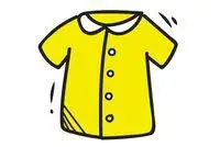 幼儿衣服彩色简笔画