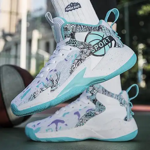 科比限量款篮球鞋男款实战防滑耐磨超帅小学生儿童高帮篮球运动鞋