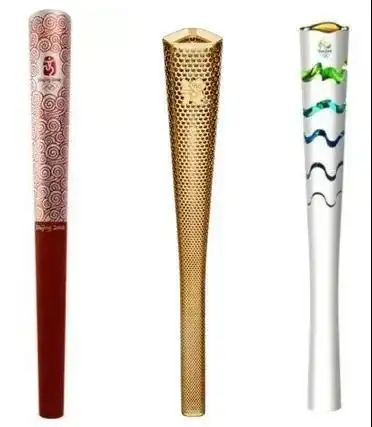 2012年伦敦奥运会,2016年里约奥运会火炬2010年温哥华冬奥会,2014年