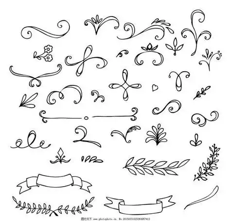 花边边框简笔画简单的花边边框简笔画