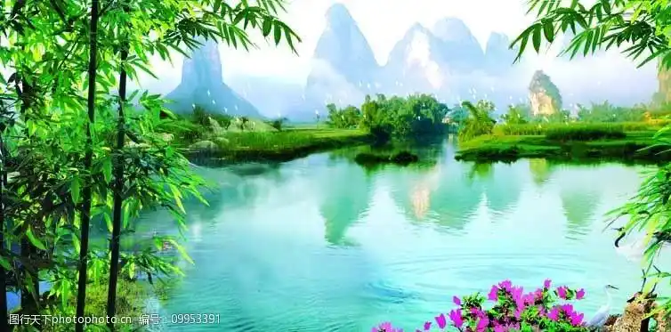 漂亮的山水风景图片