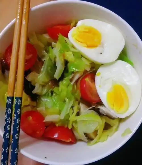 唯有厨艺不可荒废做的减肥餐水煮菜