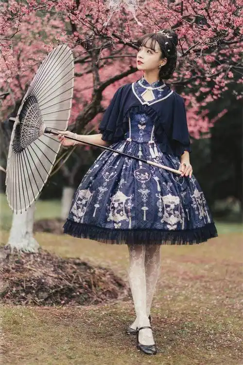 原创中式宫廷风洛丽塔到底有多好看端庄大气上档次lo娘都爱穿