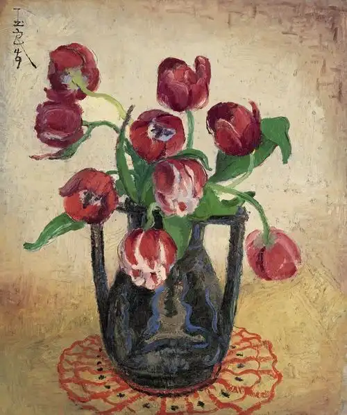 古典生活 精品图区 ◆ 世界名画 红郁金香44