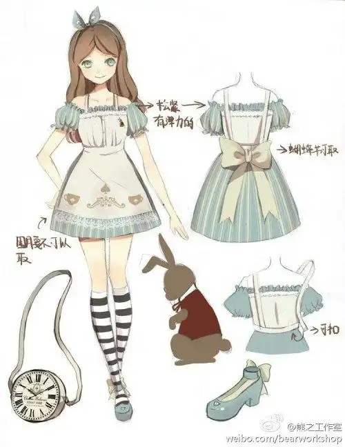 动漫服装设计图