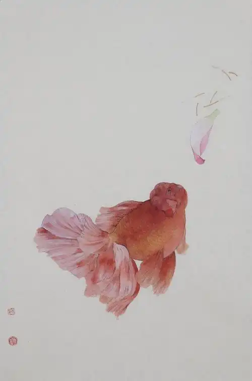 金鱼|纯艺术|绘画|烹雪_原创作品-站酷zcool