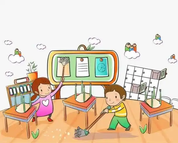 小朋友可以帮爸爸妈妈整理房间,收拾一下自己的玩具.