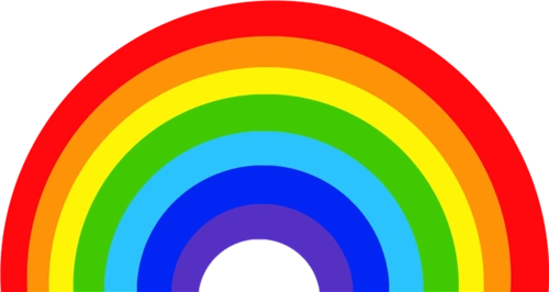 七色彩虹图片