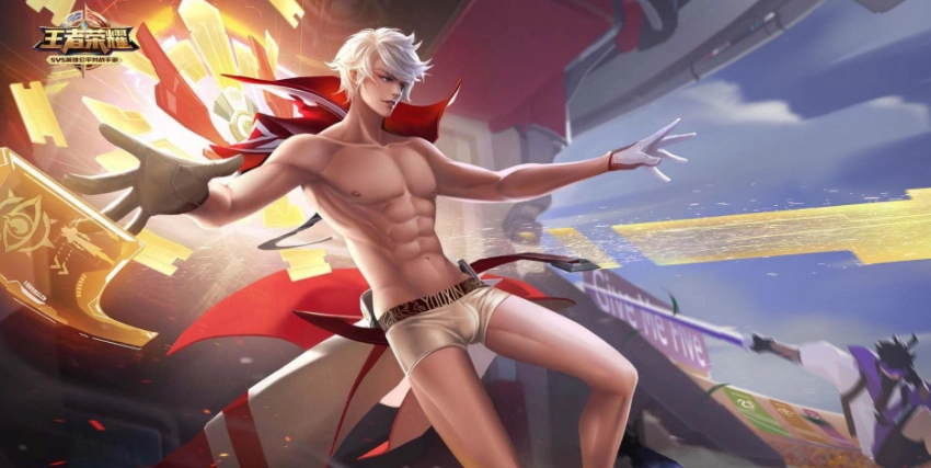 王者荣耀男英雄诸葛亮去掉内腹肌无爱心高清汇总