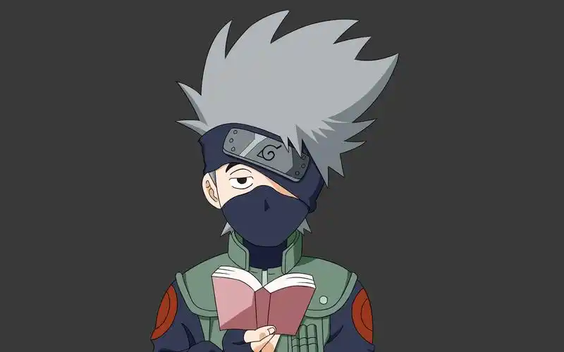 板绘火影忍者旗木卡卡西