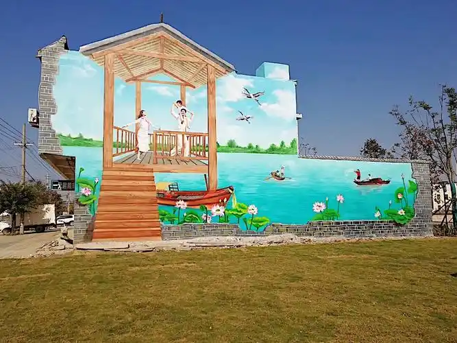 墙体彩绘什么颜料不会脱落?