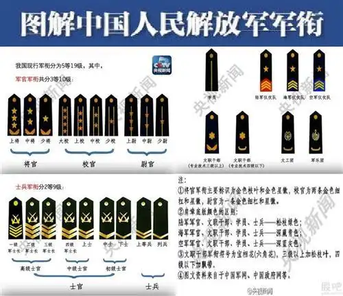 图解将星含义两杠4星为大校师长级别