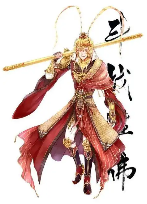 齐天大圣孙悟空 简笔画 霸气简单画帅气齐天大圣