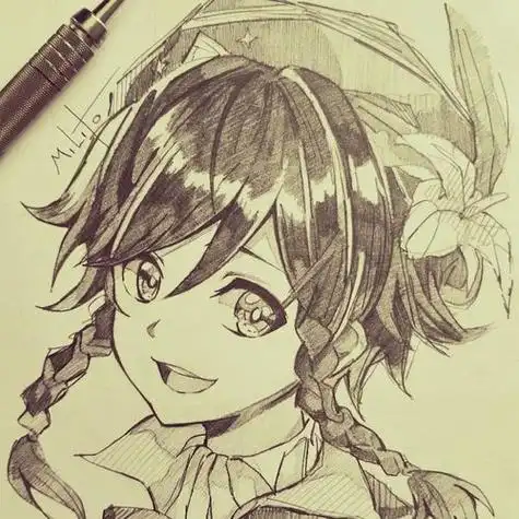 动漫绘画帮人画画手绘动漫卡通简笔画线稿素描作业6月15日发完