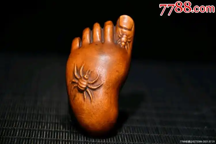 黄杨木精工雕刻知足常乐,长7cm宽3cm高2cm重26