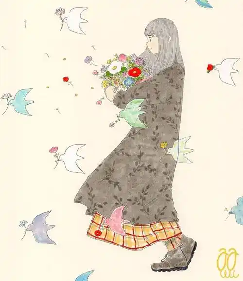 温暖治愈系水彩插画看完整个人都被治愈了絵を描く人