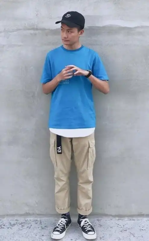 165cm男生潮范穿搭,简约不显矮,还有点小帅