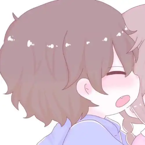 希望你能越来越喜欢我动漫情侣头像可爱呆萌二次元