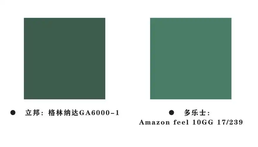 多乐士:amazon feel 10gg 17/239立邦:格林纳达ga6000-1复古绿:推荐你