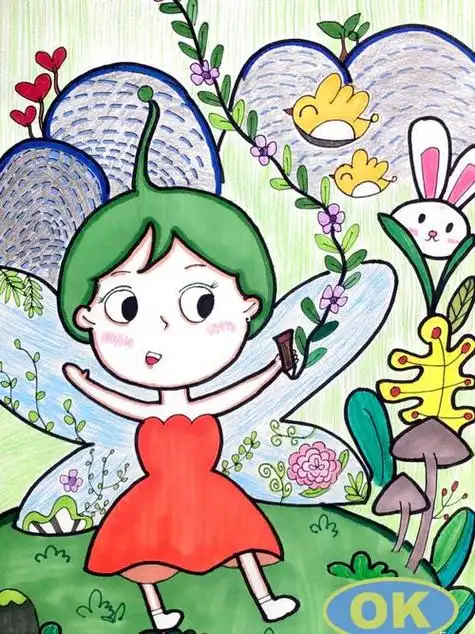 17岁儿童画1一7岁的画画