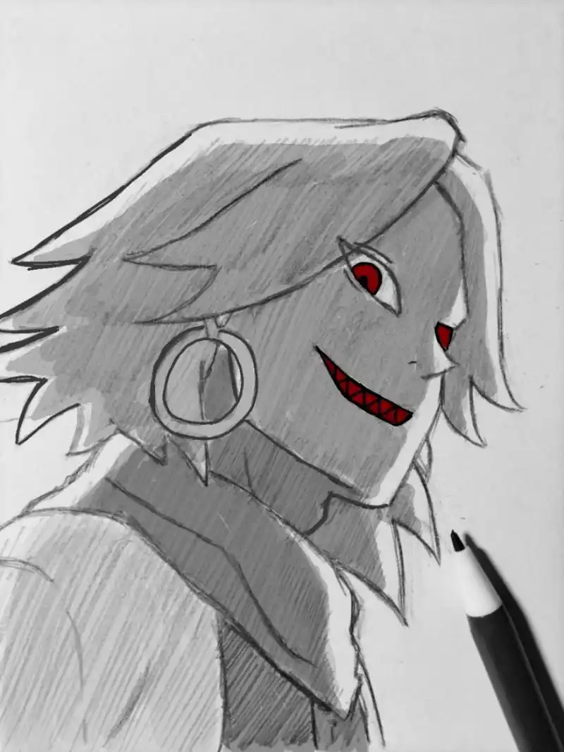 【刺客伍六七】赤牙 手绘附详细过程 阴影及眼睛上色:medibang paint