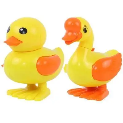 上弦小黄鸭惯性爬行好玩夜市迷你乌龟有趣儿童发条玩具