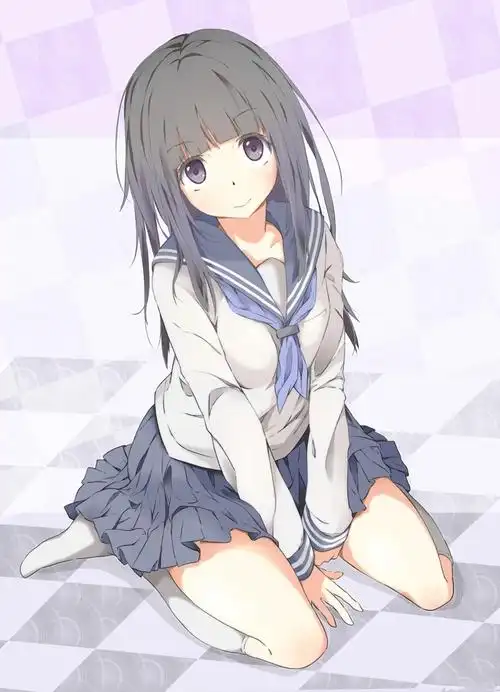 最少女的坐姿鸭子坐