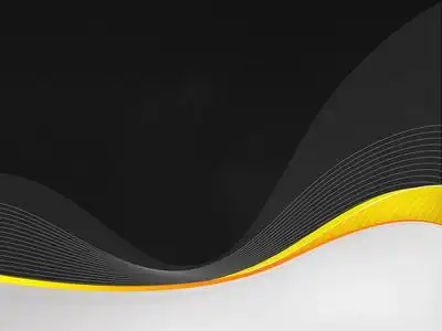 晕眩黑色背景晕眩, 黄色波照片