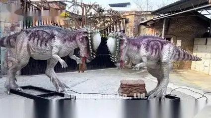 龙晨时代手工制作仿真恐龙模型——肿头龙