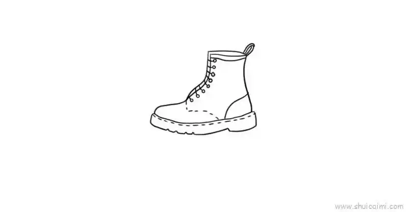 鞋子儿童画怎么画 鞋子简笔画简单