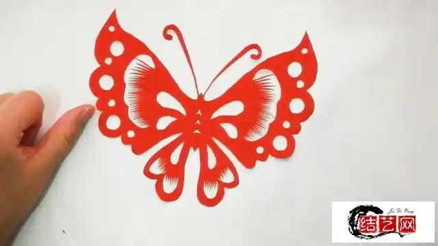 蝴蝶剪纸作品整理民间传统手工剪纸爱好者的剪纸作品蝴蝶