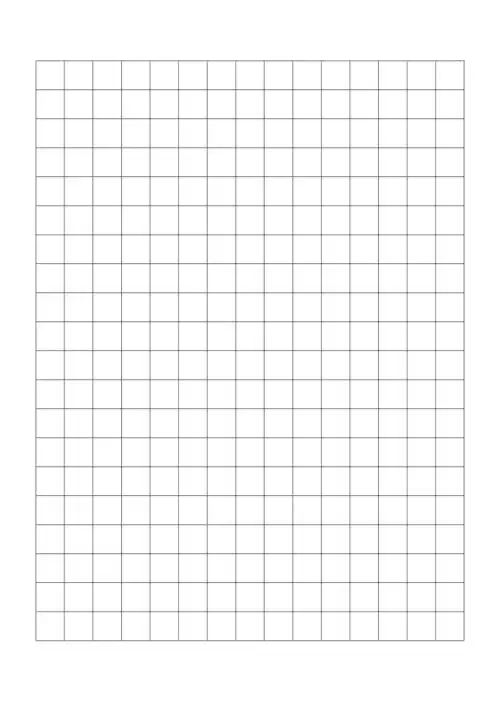 小学生方格纸模板