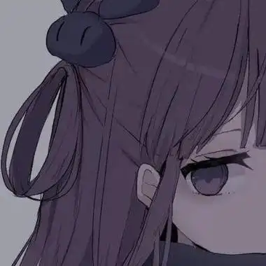 qq头像动漫女生一个眼神就能挽留的人