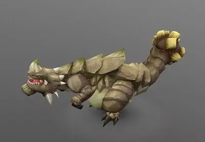 带完整动画 盔甲锤龙 尾锤龙 石锤龙 模型-恐龙模型库-3ds max(.