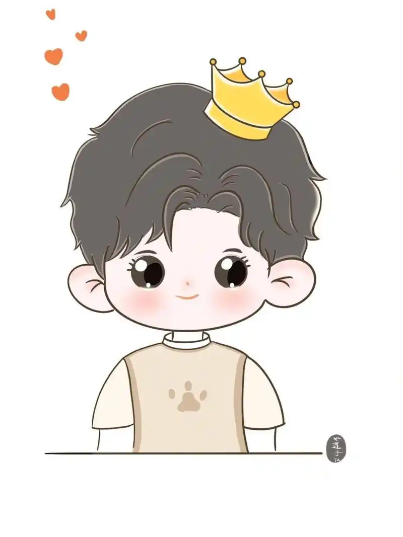 可爱简笔画临摹 | 卡通男生头像 临摹一个帅气的小哥哥头像#简笔画