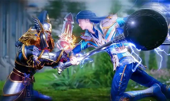 在天斗皇宫室内的一段打戏中,斗罗大陆动画"雨露均沾",对每个人物都